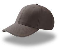Atlantis Sport Sandwich 6 Panel Baseball Cap - Grey - OS