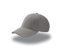 Atlantis Sport Sandwich 6 Panel Baseball Cap - Light Grey - OS