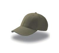Atlantis Sport Sandwich 6 Panel Baseball Cap - Olive - OS