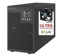 Atlantis UPS Online Low Noise 3000VA/2100W, onda doppia conversione | onda sinusoidale pura, 75% più silenzioso, Gelid 31,3 dB(A), USB, 4 IEC, slot SNMP, 6x12V 9Ah, cod. A03-OP3002XLN