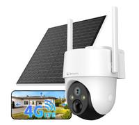 Atlantis Volta Pro Telecamera 4G con SIM Motorizzata 360° 3MP, Batteria Ricarica