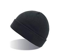 Atlantis Wind Beanie With Turn Up Double Skin - Grey - OS