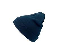 Atlantis Wind - Berretto in Maglia Doppio Strato con Risvolto - Adulti/Unisex (Taglia Unica) (Blu Navy)
