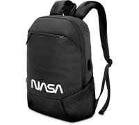 Atlantis NASA edition Borsa notebook 15.6" pollici a tracolla, imbottitura interna, vano porta documenti, tasca esterna per accessori, fascia per aggancio Trolley Cinghia a tracolla, colore nero.