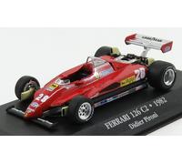 ATLAS 1/43 MODELLINO AUTO STATICO FERRARI F1 126-C2 1982 PIRONI MODELLISMO 1:43