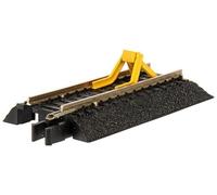 Atlas 2426 Code 65 True-Track Straight Track w/Brown Bumper 50.8mm (2)