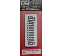 Atlas 834 Code 100 1/2- 18" Radius Snap-Track (4Pcs.)