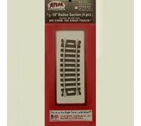 Atlas 835 Code 100 1/3- 18" Radius Snap-Track (4Pcs.)