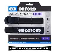 Cinghie per bagagli Oxford Atlas B-Clip 2 pezzi verde 17 mm x 2 m