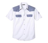 ATLAS FOR MEN - Camicia da Uomo in Cotone - Maniche Corte - Stile Chic e Casual - Disponibile nelle Taglie Grandi da M a 5XL