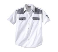 ATLAS FOR MEN - Camicia da Uomo - Manica Corta - Disponibile nelle Taglie Grandi da M a 5XL