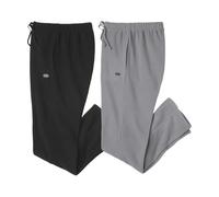 ATLAS FOR MEN - Confezione da 2 Pantaloni in Micropile - 3XL