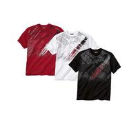 ATLAS FOR MEN - Confezione da 3 Magliette - 4XL