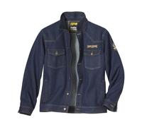 ATLAS FOR MEN - Giacca di jeans - Disponibile in taglie forti dalla M al 5XL, Blu scuro, XL