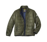 ATLAS FOR MEN - Giacca trapuntata con cerniera - Impermeabile, calda e leggera - Disponibile in taglie forti da M a 5XL, cachi, interno blu scuro, L