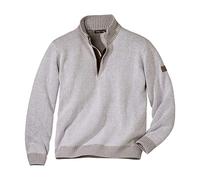 ATLAS FOR MEN - Maglione in Cotone con Mezzo Collo e Zip - XXL