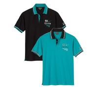 ATLAS FOR MEN - Polo Uomo Manica Corta - Set di Polo per Uomo - Cotone e Poliestere - Taglio Moderno e Sportivo-Chic - Disponibile nelle Taglie Grandi