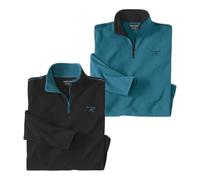 ATLAS FOR MEN - Set di 2 Maglioni in Micropile - 4XL