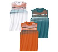 ATLAS FOR MEN - Set di 3 Canottiere da Uomo - Disponibili nelle Taglie Grandi da M a 5XL