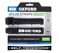 Cinghie per bagagli Oxford Atlas B-Clip 2 pezzi verde 17 mm x 1,2 m