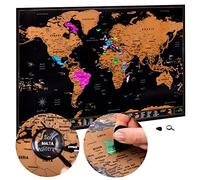 Atlas & Green Mappa del Mondo da Grattare A2