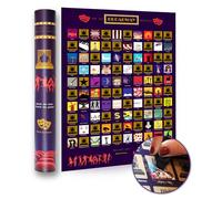 Atlas & Green Top 100 Musicals Poster. Top 100 Poster musicale Scratch Offer