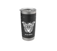 Atlas Moth - Insetto vintage Bicchiere termico in acciaio inox doppia parete