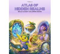 Atlas of Hidden Realms: Bold & Easy Coloring Book