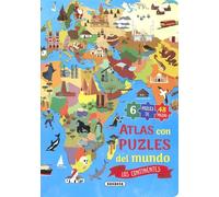 Atlas puzle del mundo los continentes