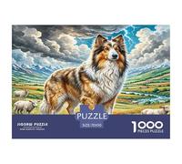 Atlas Shepherd Jigsaw Puzzle Impossibili 1000Pcs Decorazione Per La Casa. Rilassamento E Intelligence Per Adulti E Ragazzi Da 14 Anni 70x50cm/1000pcs