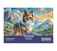 Atlas Shepherd Jigsaw Puzzle Impossible 1000Pcs Decorazione Per La Casa. Rilassamento E Intelligence Per Adulti E Ragazzi Da 14 Anni 70x50cm/1000pcs