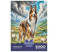 Atlas Shepherd Jigsaw Puzzle Impossible 1000Pcs Decorazione Per La Casa. Rilassamento E Intelligence Per Adulti E Ragazzi Da 14 Anni 70x50cm/1000pcs