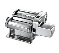Atlasmotor Macchina Pasta con Motore 100 W Alluminio Acciaio Cromato Linea Basic