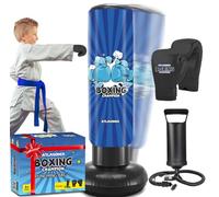 Atlasonix Sacco da boxe per bambini 8-12 anni, set da boxe per bambini, giocattolo e regali per ragazzi e ragazze, divertente regalo di compleanno