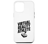 Atleta di realtà virtuale: campione di gioco in attrezzatura VR Custodia per iPhone 12 Pro Max