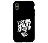 Atleta di realtà virtuale: campione di gioco in attrezzatura VR Custodia per iPhone X/XS