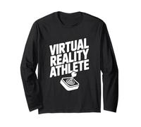 Atleta di Realtà virtuale: Campione di Gioco in Attrezzatura VR Maglia a Manica
