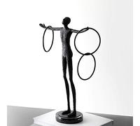 Atleta di Scultura di Arte di Ferro con adcco del Collage di Tipo di Pavimento Desktop Statue Grandi Ornamenti creazioni artistiche Personalizzate