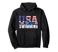 Atleta di sport di squadra di nuoto degli Stati Uniti d'America nuoto acquatico So Felpa con Cappuccio