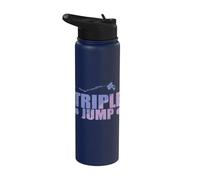Atletica con salto triplo Stainless Steel Insulated Water Bottle