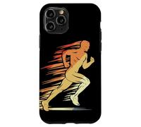 Atletica grafica Retro Running Guy per ragazzi Custodia per iPhone 11 Pro