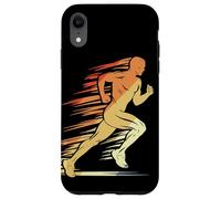 Atletica grafica Retro Running Guy per ragazzi Custodia per iPhone XR