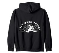 Atletica Leggera I Fly Over Things Atletica Leggera Felpa con Cappuccio