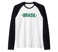 Atletica Varsity Brasil Verde Maglia con Maniche Raglan