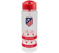 CyP Brands - Atlético de Madrid, 700 ml, Borraccia, Borraccia sportiva, Tappo antigoccia rosso, Borraccia, Trasparente, Prodotto ufficiale