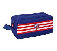 ATLETICO DE MADRID - Scarpiera media, multiuso, portatodo, sport, extrascolari, calcio, comodo e versatile, 34 x 18 x 15 cm