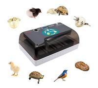 ATLION Incubatrice 12 Uova Incubatrice Uova di Tartaruga Allevatrice Rettili Allevatrice Termostatica Tartarughe con Girauova Automatico Coperchio Visibile Display LED Digitale(12 Eggs)