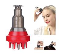 Atlodas Mini massaggiatore per cuoio capelluto, applicatore per cuoio capelluto, pettine mini applicatore per olio per capelli, massaggiatore per capelli, liquido, radice come siero, pennello