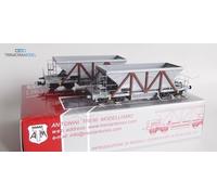 ATM CF12.002B - Set 2 carri merci FS tramoggia tipo Faccs in livrea bicolore, Ep