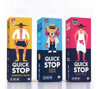 ATM Gaming 3 QUICKSTOP - Gioco da tavolo - Divertente e Veloce - Da 2 a 7 Giocatori - Versione Original, Kids et Senza Filtri - Per tutte le età